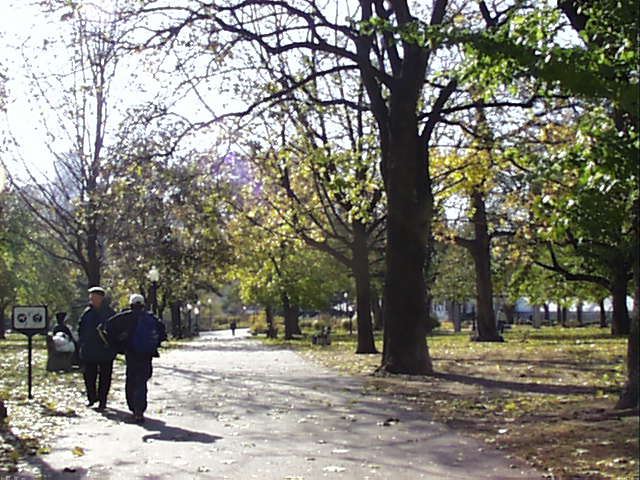 Walkway into the Park 11-08-2002