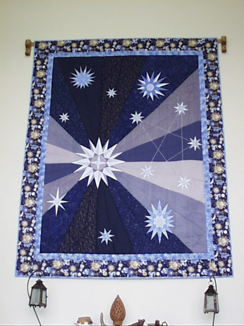 Beautiful quilt made by Rook's mother